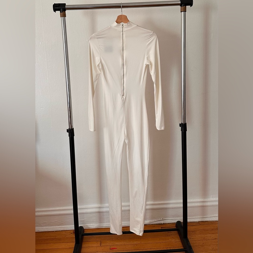 Fashion Nova Ivory Jumpsuit - Picture 2 of 3